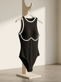 THE ARC BODYSUIT- BLACK