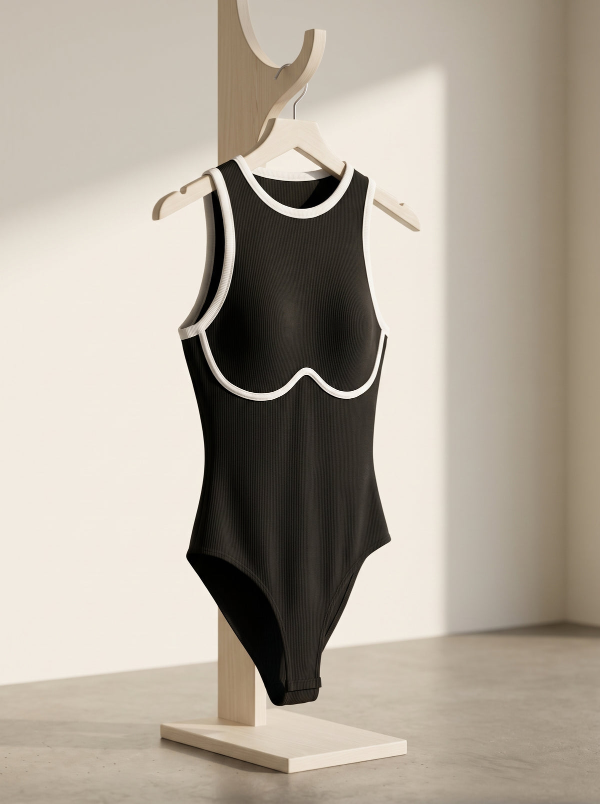 THE ARC BODYSUIT- BLACK